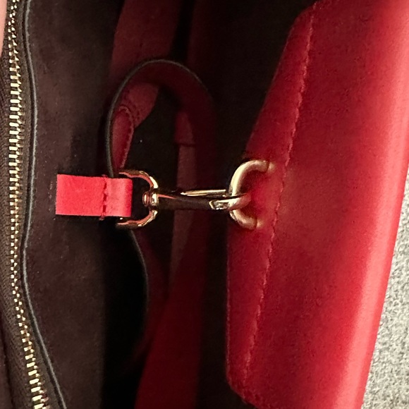 Michael Kors Blakley Red Handbag with strap and wallet NEW - Picture 5 of 16